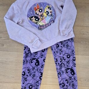 Powerpuff Girls Fleece Lounge Set, 7/8y